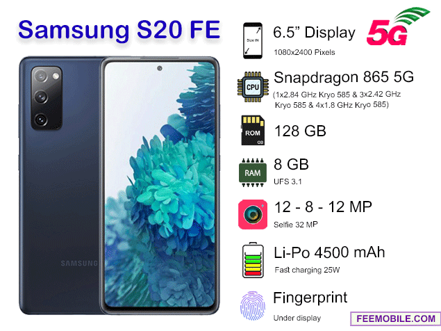  Samsung S20 FE 5G 128G